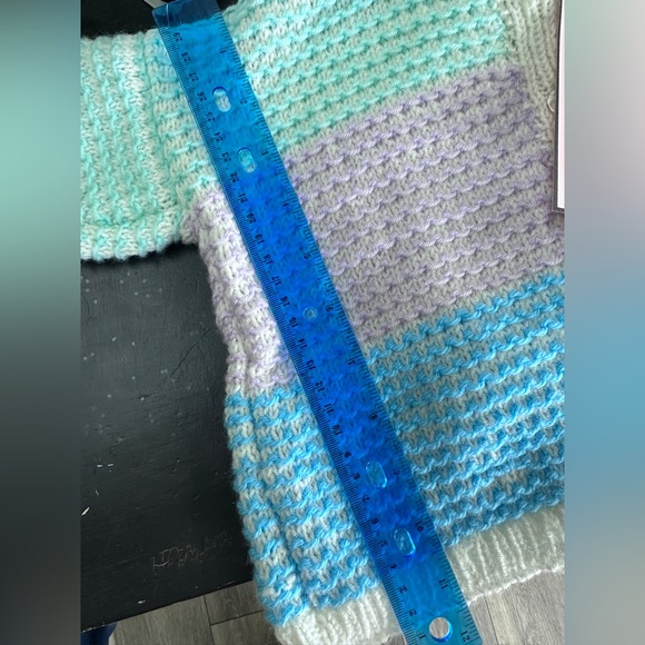 Hand Knit Toddler Hooded Sweater - Picture 5 of 5